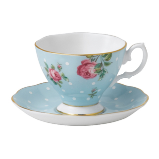 TASSE ET SOUCOUPE A EXPRESSO POLKA BLUE